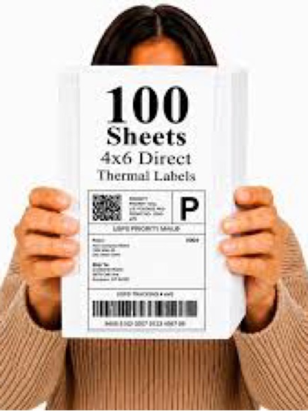 4x6 Direct Thermal Labels - White Sheets (100)
